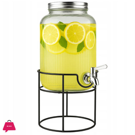 Glass Table Top Manual Water Dispenser – 8- Liter